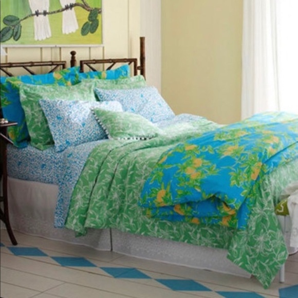Lilly Pulitzer Other - Lilly Pulitzer King Duvet + Shams 🍋 Juice Stand
